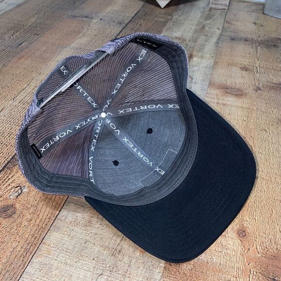 Vortex Gray Black Snapback Adjustable Hat - Picture 9 of 9
